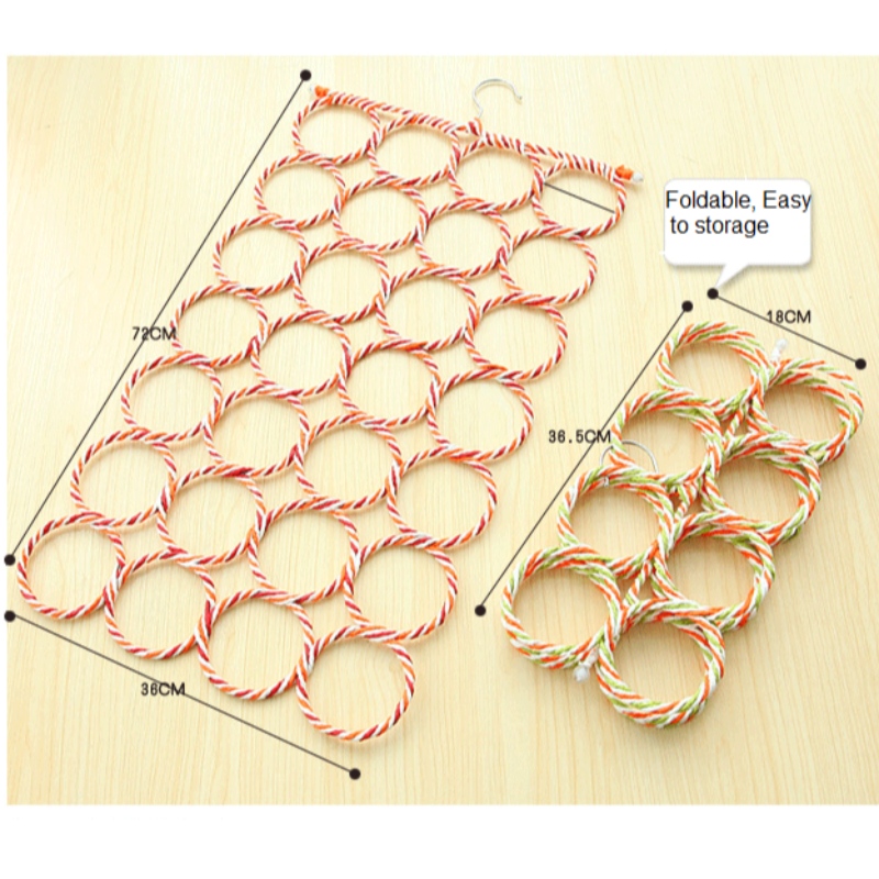 28 حلقة حامل المنظم المعلقون وشاح