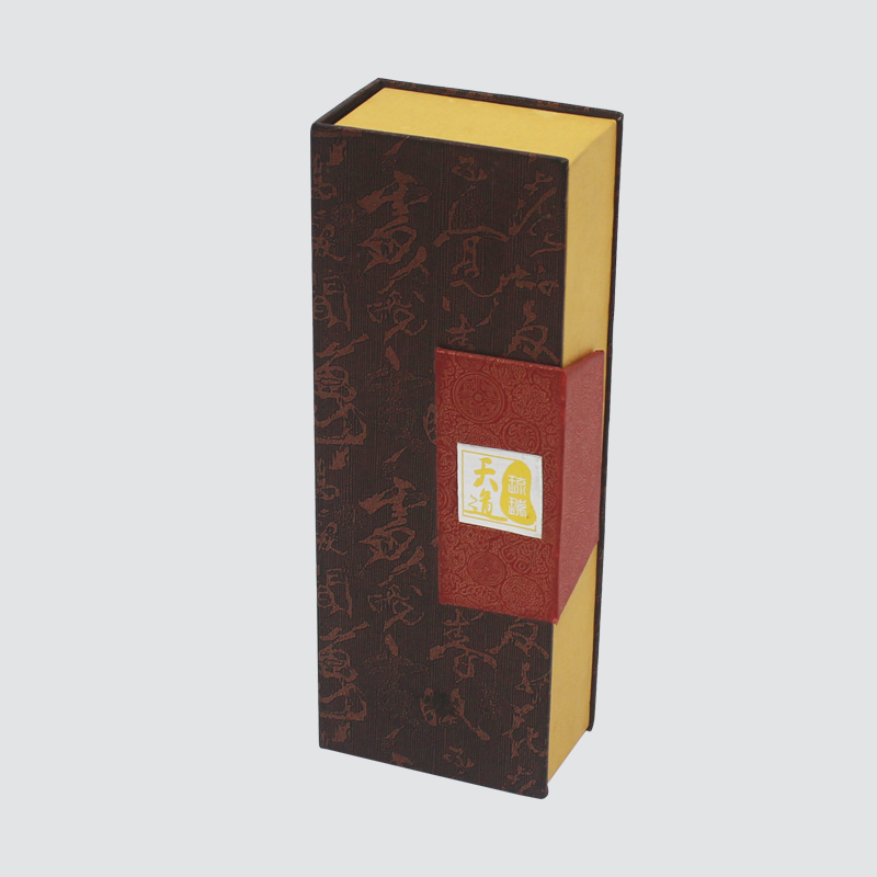 الكلاسيكية التقليدية بخط اليد تنقش مغناطيس فليب غطاء علبة هدية