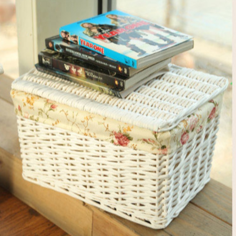 سلة تخزين سطح المكتب اليدوية