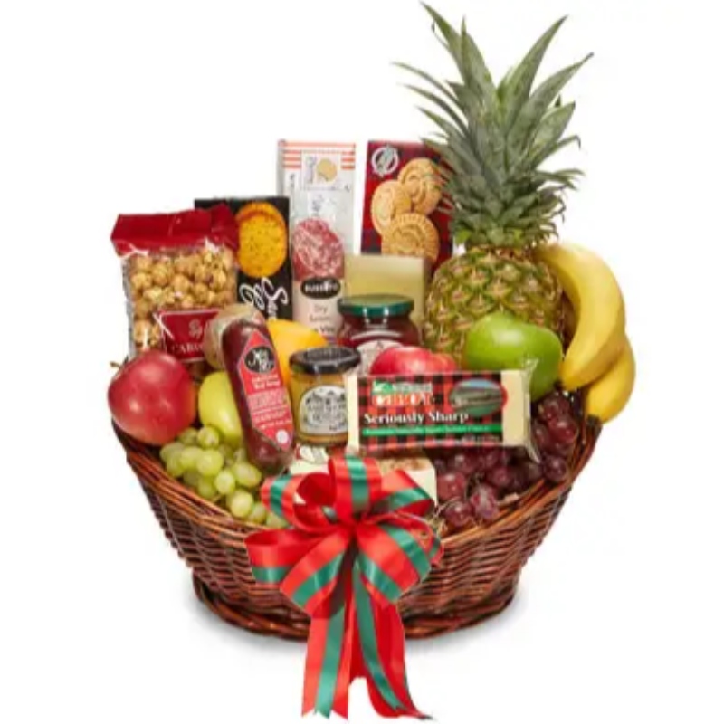 سلة هدايا عيد الميلاد