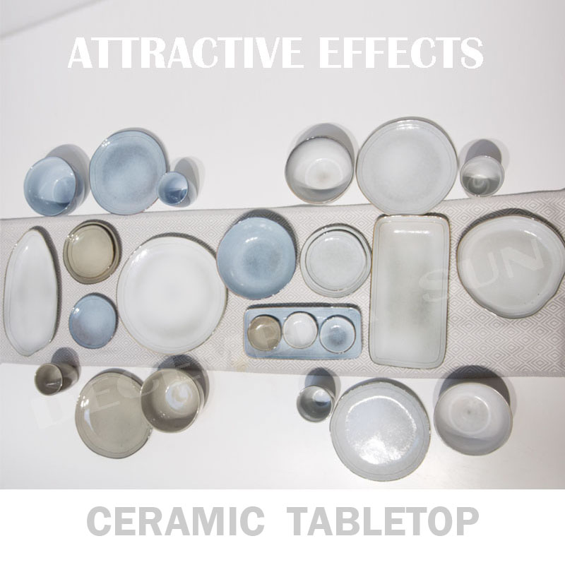 أصناف كبيرة من الحجر مجموعة منضدية السيراميك