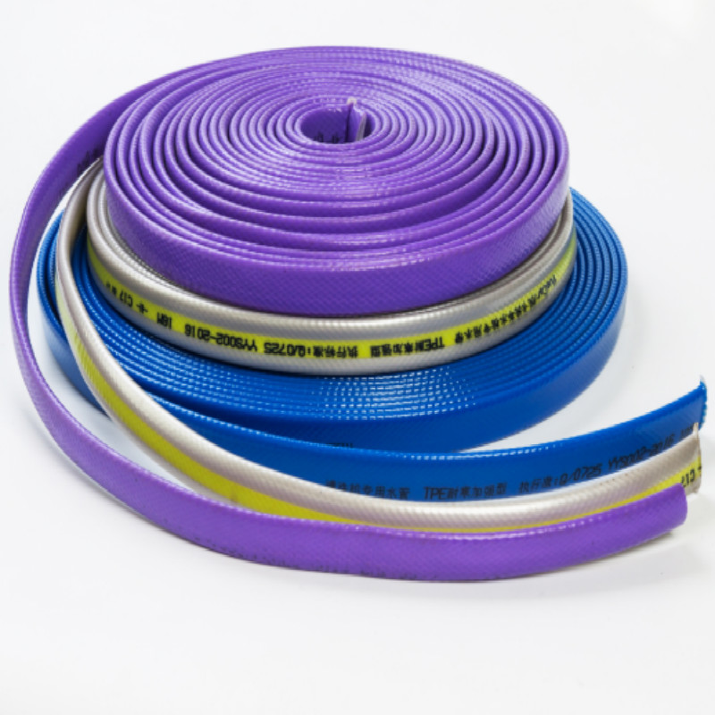 بولي كلوريد الفينيل غسيل السيارات layflat خرطوم المياه المصنوعة في الصين