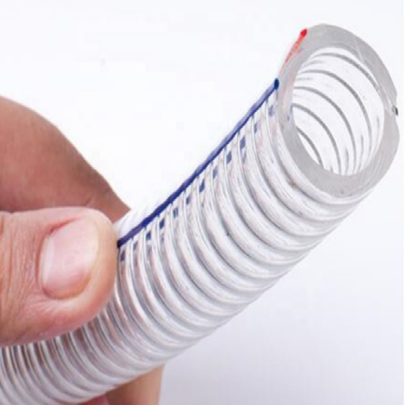 المصنع مباشرة PVC أسلاك الفولاذ دوامة عززت خرطوم مع ارتفاع الضغط