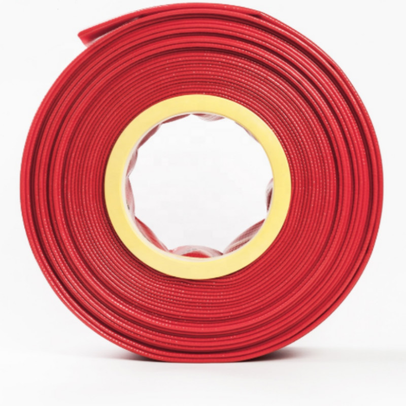 مكافحة الأشعة فوق البنفسجية ارتفاع ضغط كبير الحجم layflat خرطوم تصريف خرطوم الري البلاستيكية المصنوعة في الصين