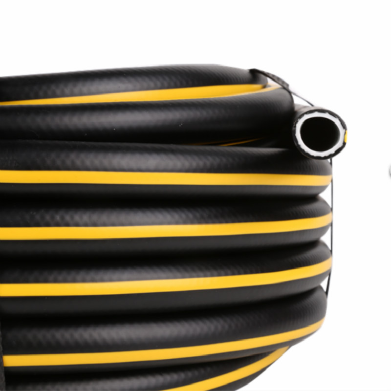 3 طبقة ملونة مضفر حديقة خرطوم المياه البلاستيكية المرنة