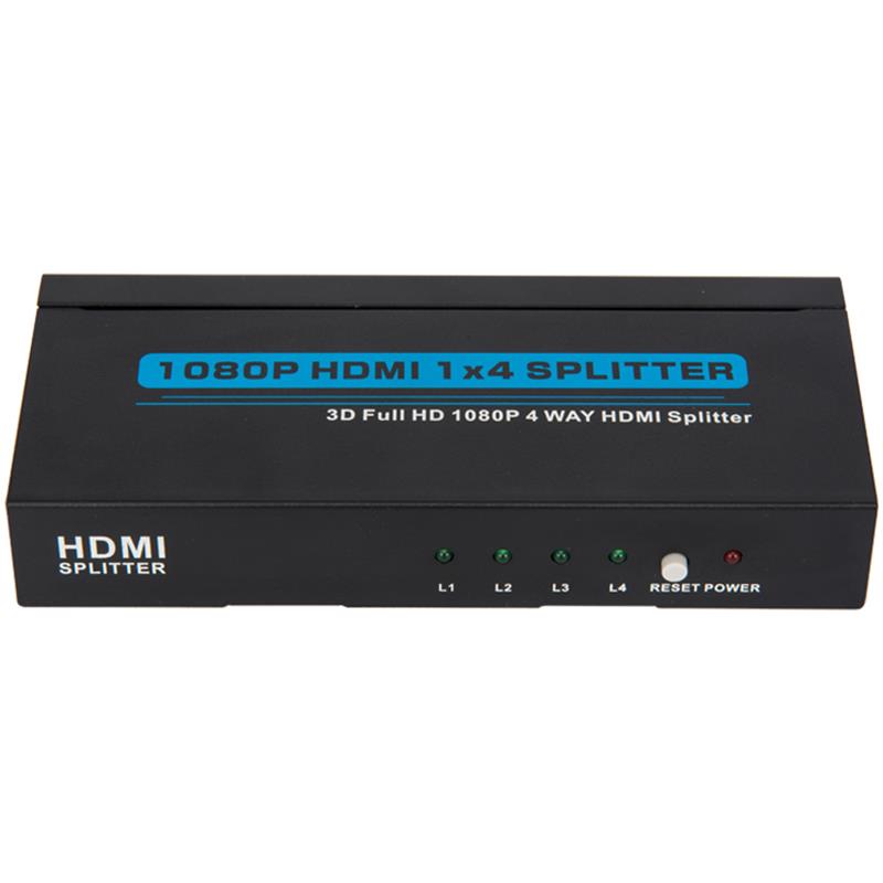 4 منافذ HDMI 1x4 Splitter Support 3D Full HD 1080P