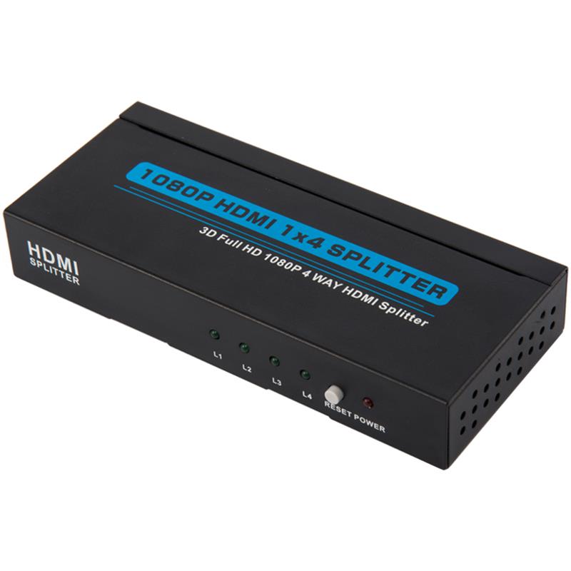 4 منافذ HDMI 1x4 Splitter Support 3D Full HD 1080P