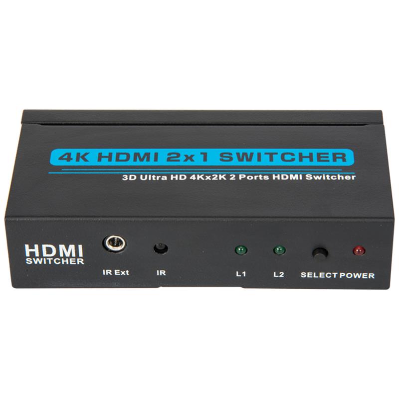 V1.4 4K / 30HZ HDMI 2x1 الجلاد دعم 3D الترا HD 4K * 2K / 30HZ