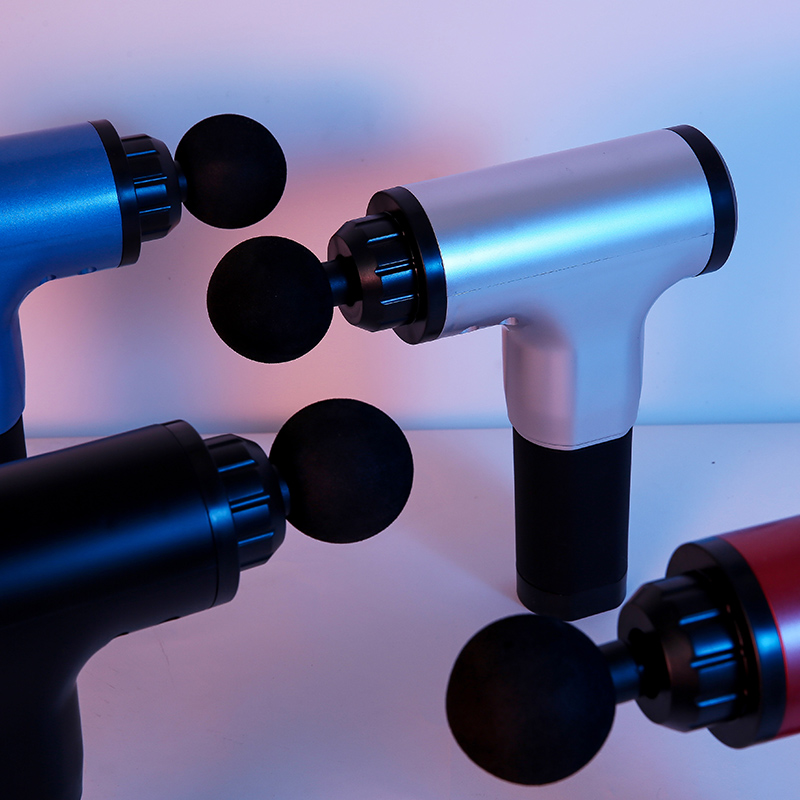 12 فولت العضلات الاسترخاء مدلك تدليك بندقية يده الاهتزاز مدلك فاسيا بندقية