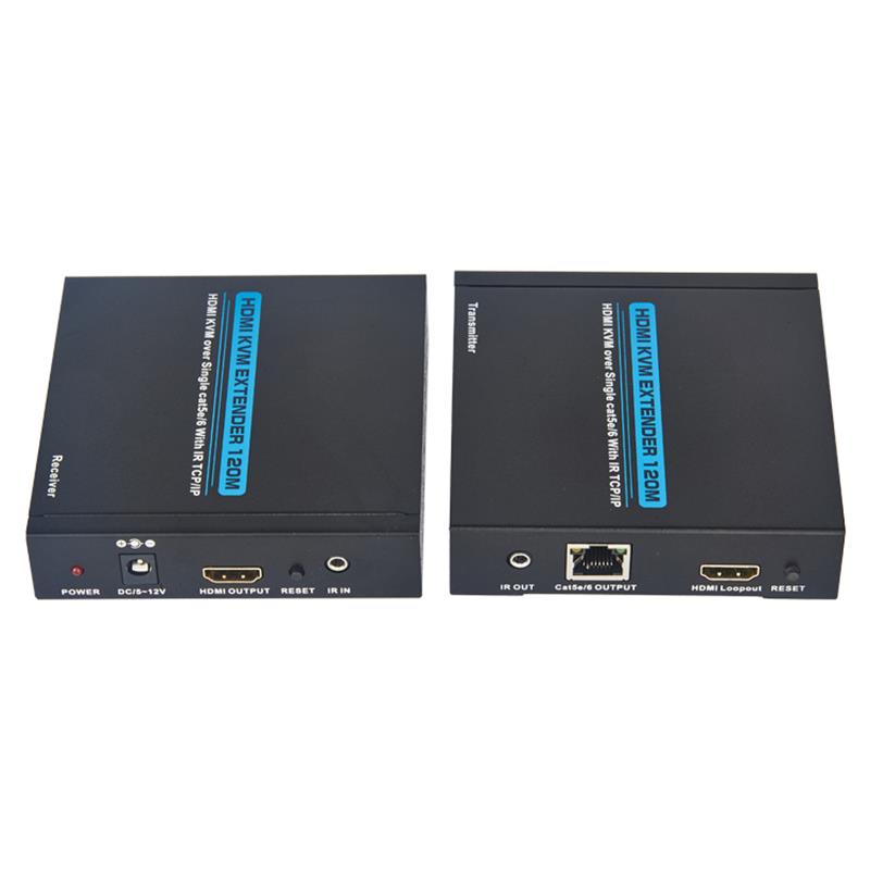HDMI KVM Extender 100m over single cat5e / 6 Support Full HD 1080P TCP / IP