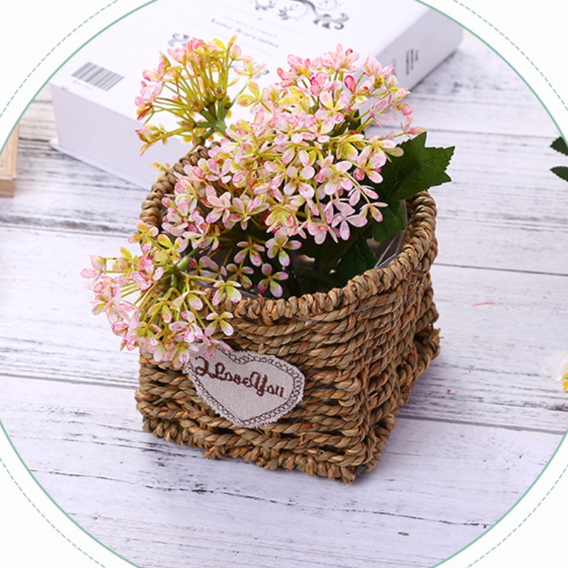 سلة ديكور المنزل من الأزهار