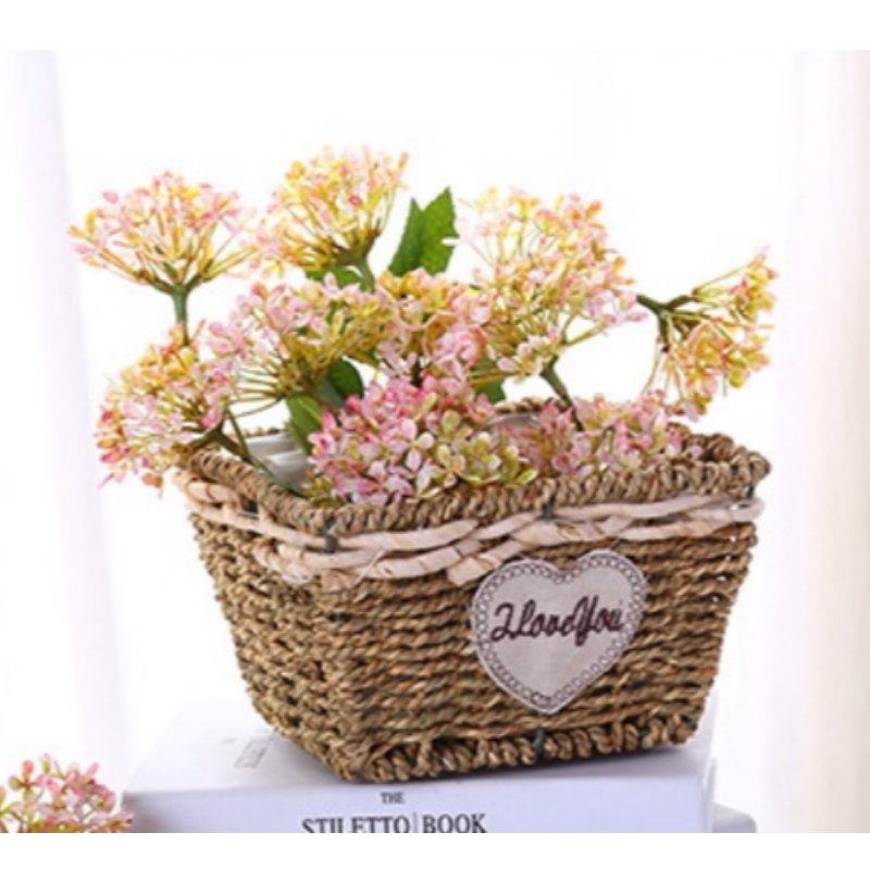 سلة ديكور المنزل من الأزهار