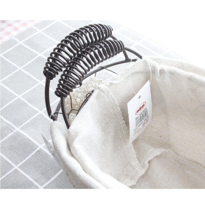 أسلاك الفولاذ سلة مع بطانة