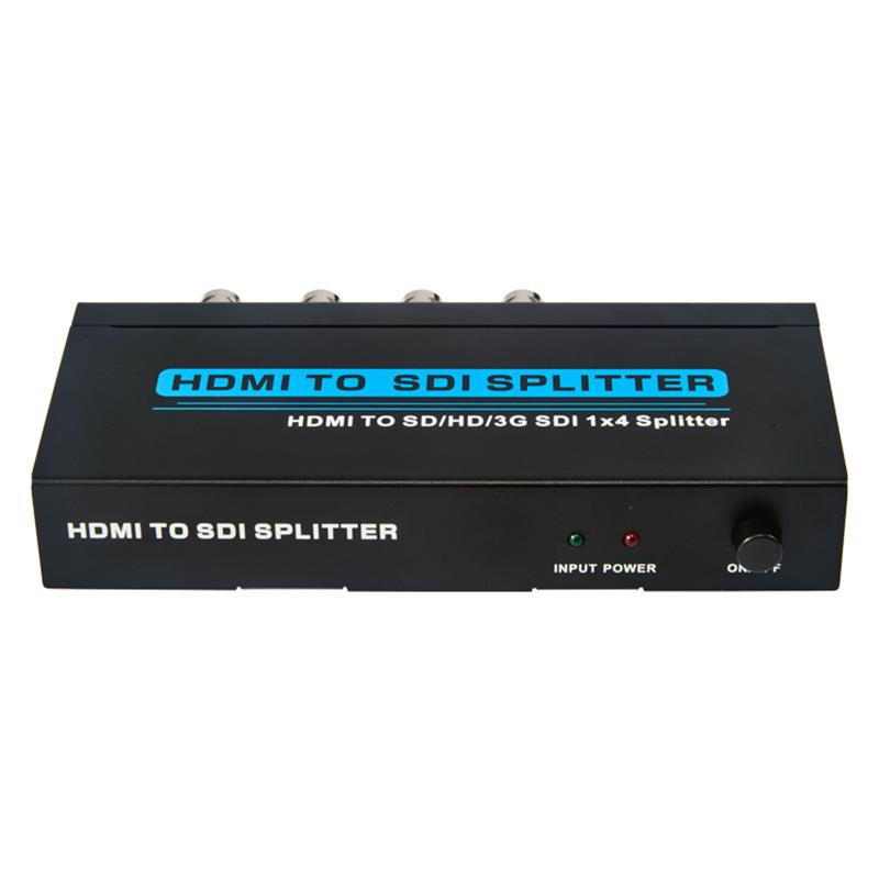HDMI إلى SD / HD / 3G SDI 1x4 SPLITTER دعم 1080P