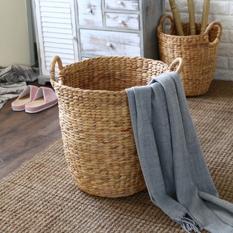 سلة تخزين قش الغسيل