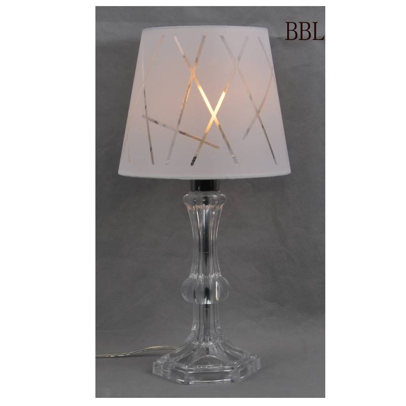 الاكريليك الجدول مصباح الظل النسيج