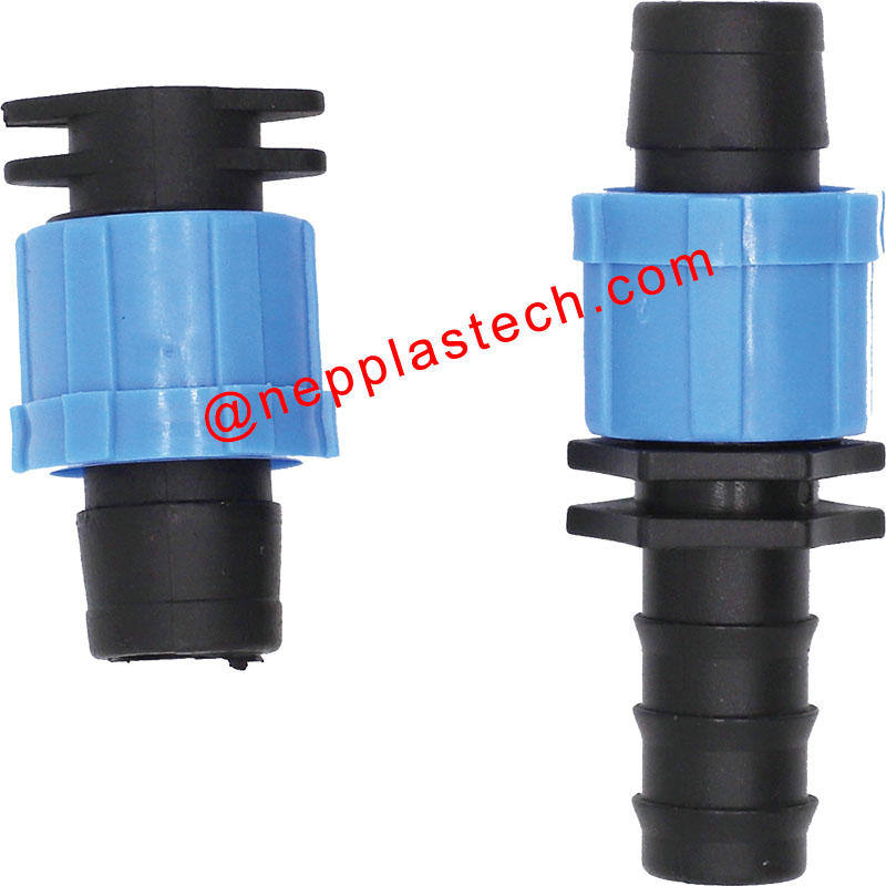 الزراعة الزراعية مصنع الري بالتنقيط مكونات الري بالتنقيط Dn16mm موصلات الشريط بالتنقيط