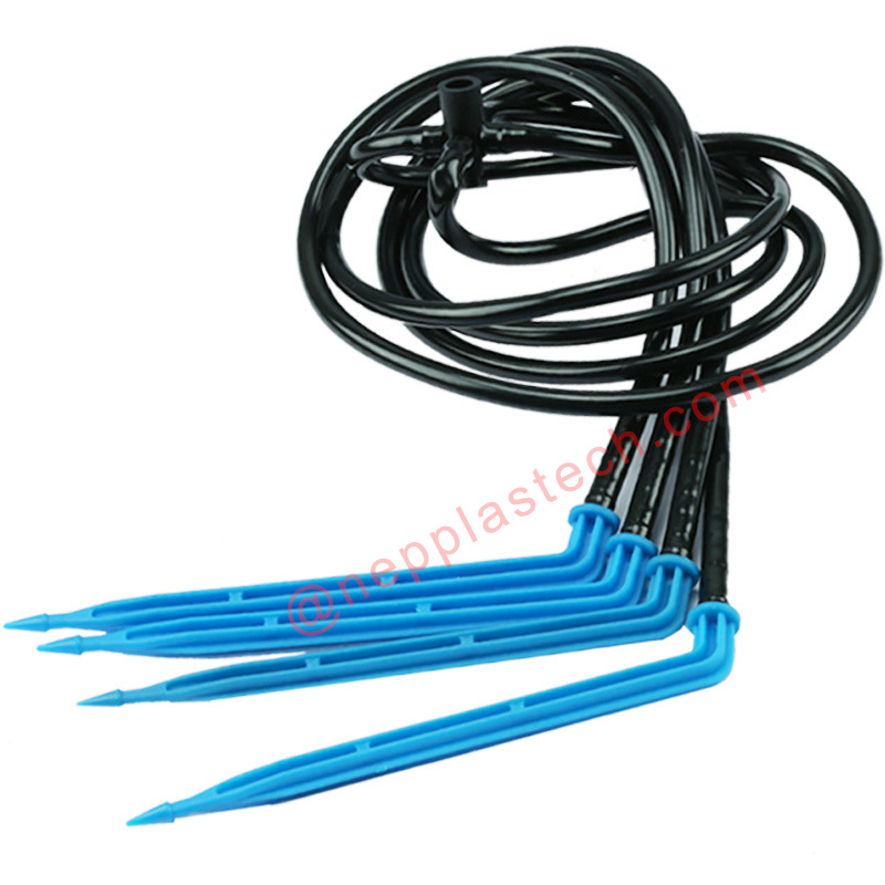 بستان الزراعة الصغيرة حصة الري بالرش الرشاشات قطرات الأسهم عبر الإنترنت لأواني الزهور