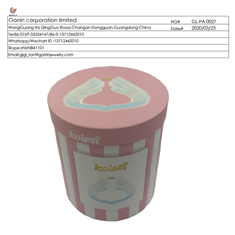 GL_PA0027 برميل زهرة جولة ورقة مربع أنبوب مربع لباس الأطفال