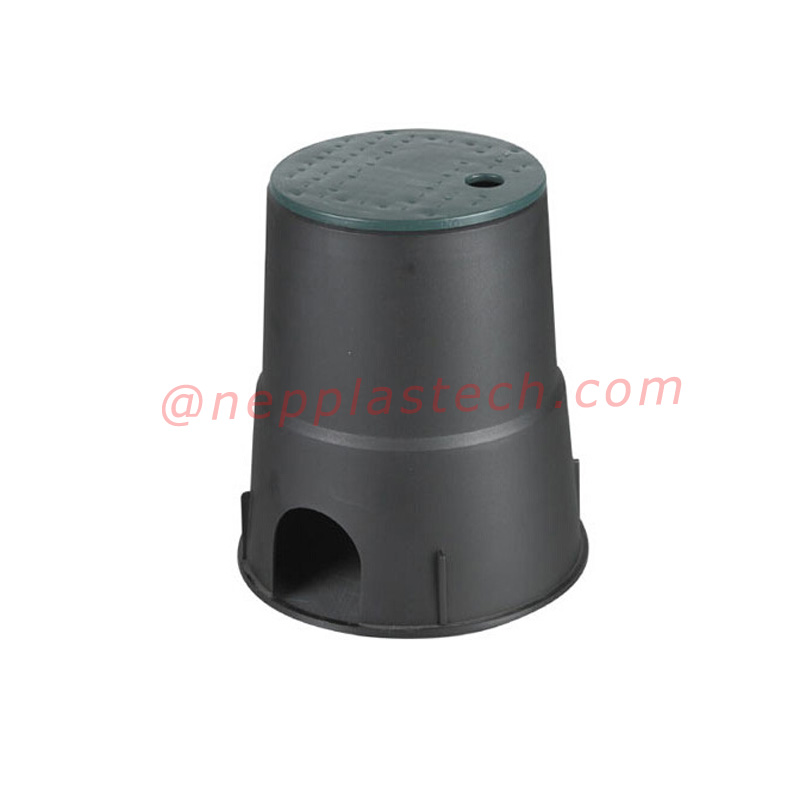 نظام الري بالطاقة الشمسية للمناظر الطبيعية 6 10 12 بوصة صمام بلاستيكي وصندوق عداد المياه