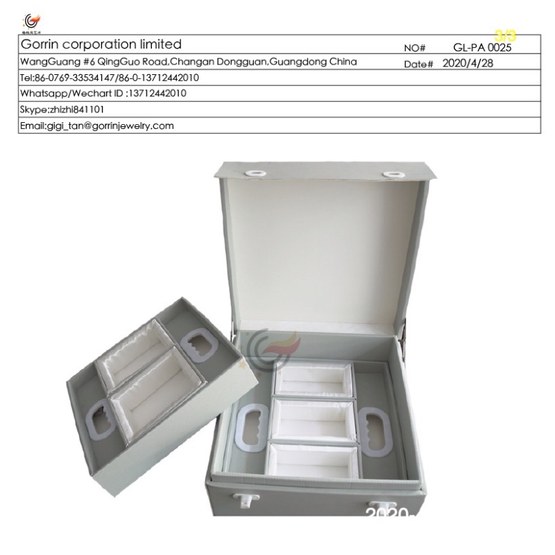 GL-PA0025 صندوق تخزين المجوهرات