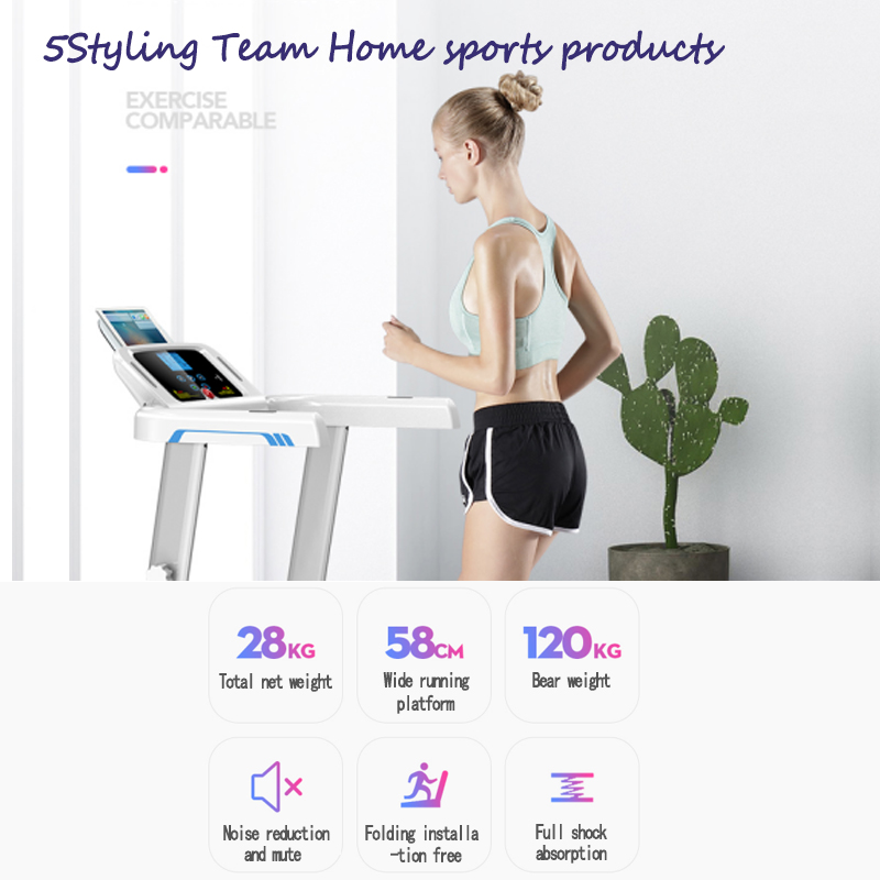 عبر الحدود الساخنة الجديدة مفرغة التجارة المحلية والأجنبية آلة المشي الذكية طوي معدات اللياقة البدنية متعددة الوظائف داخلي