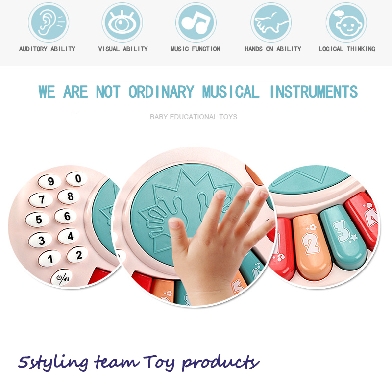 الأطفال الموسيقى ، والإضاءة ، التصفيق ، جهاز إلكتروني ، الهاتف ، طبل ، أغاني الأطفال ، والتعليم والتوعية ، ألعاب تعليمية في مرحلة ...