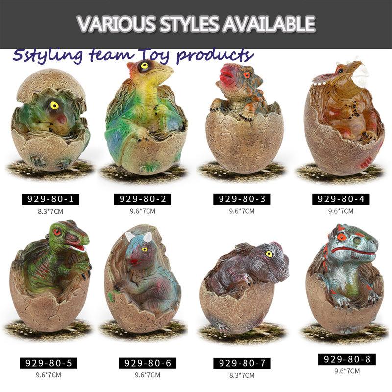 الغرض الخاص عبر الحدود للأمازون الجوراسي المطاط قذيفة لينة كسر الصوت والضوء وبيض الديناصور والألعاب التعليمية للأطفال