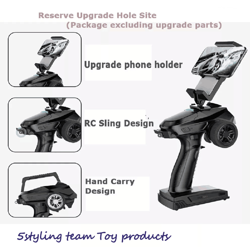 يطير الفيل X6 بندقية التحكم عن بعد 2.4G مدفع خزان السيارة 3456 قناة نموذج المتلقي RC الجزء