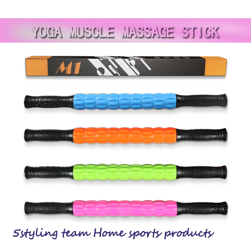 بناء الجسم تدليك العضلات اليوغا عصا تدليك العضلات العميقة الاسترخاء رمح