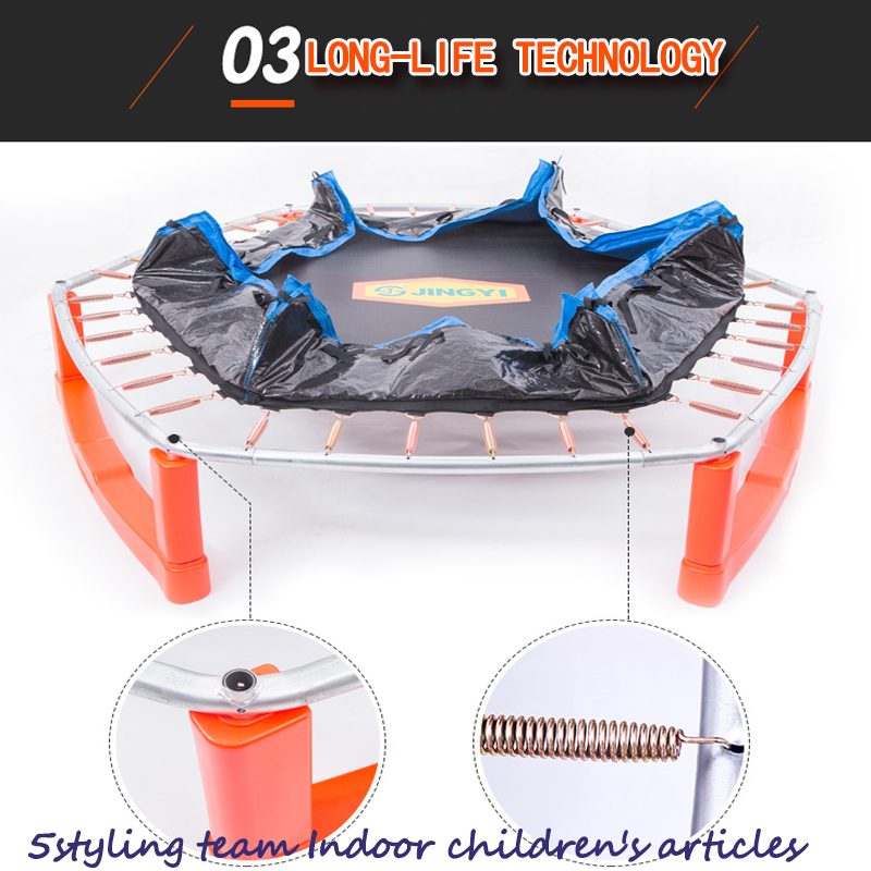 الترامبولين للمنزل للأطفال الترامبولين في الأماكن المغلقة للأطفال مع شبكة الربيع الواقية للطفل الترامبولين للقفز بالحبال في اله...