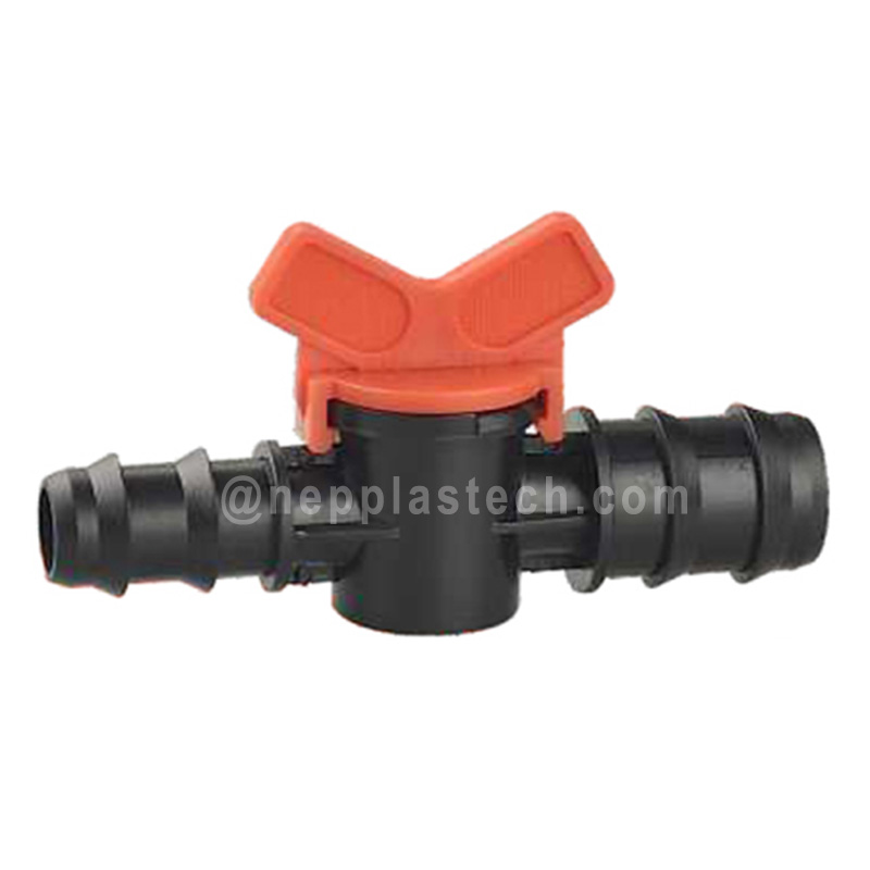 حديقة الري نظام الري بالتنقيط خرطوم الأنابيب 20 مم إلى 16 مم تخفيض موصلات صمام الشائكة