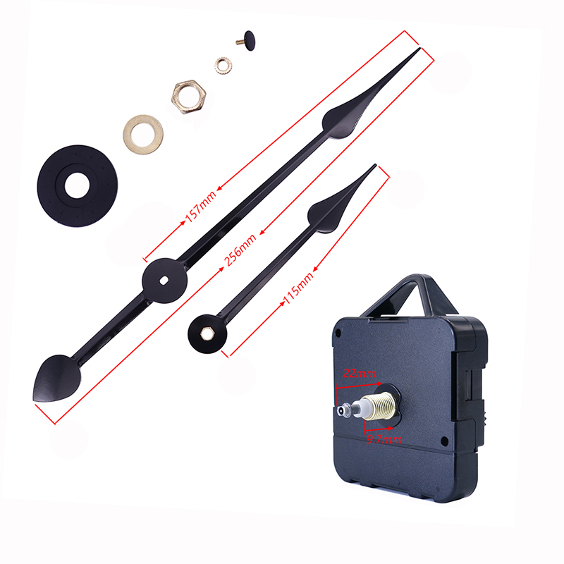 HR1688 ماكينة ساعة كوارتز 15 ملم و عقارب ساعة ألمنيوم