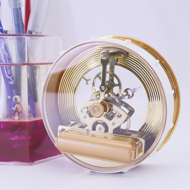 97MM الذهب معدن هيكل عظمي على مدار الساعة إدراج