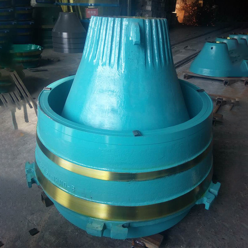 Sandvik CH440 \/ CH430 \/ Metso GP300S بطانة وعاء وعباءة Mn18cr2 مع قطع مولي ، Barmac 9100SE VSI إلى محاجر الفجيرة ، الإمارات العربية المتحدة.