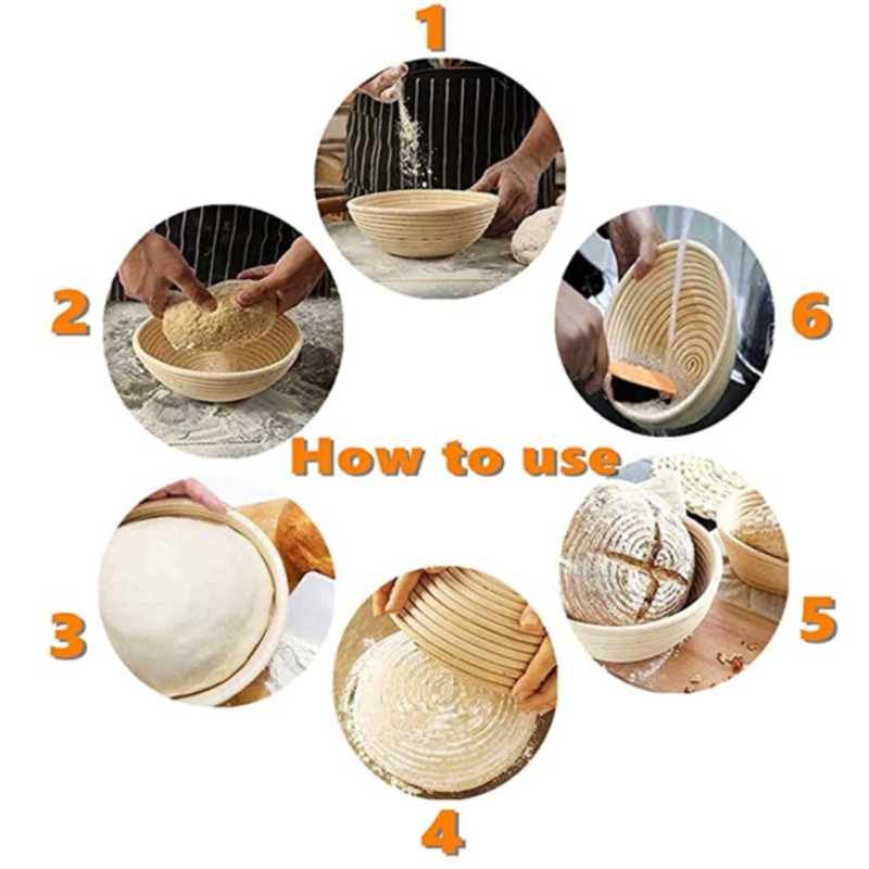 سلة تدقيق Banneton