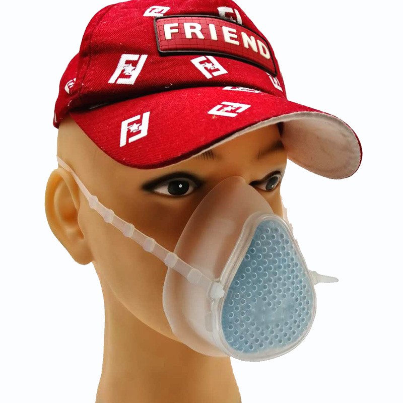 S8 \/ S9 معدل الترشيح غير القابل للتصرف من أربع طبقات لقناع السيليكون المقاوم للفيروسات هو 98.2 ٪