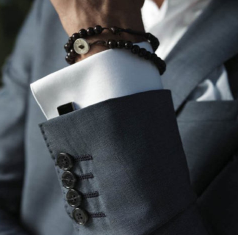 كيفية ارتداء أزرار أكمام