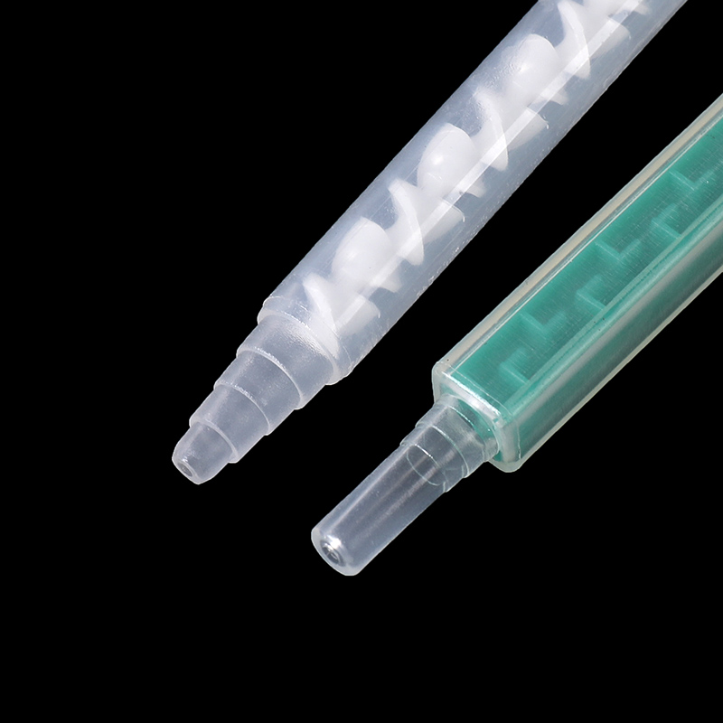 الراتنج خلاط سكوني MA6-16 الأخضر ، MA3.0-17S ، وهما عنصر الراتنج الايبوكسي حربة مربع بوم المواد خلط فوهة أنبوب