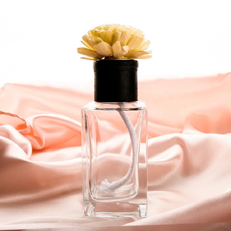 زجاجة زجاجية عالية الجودة من العصي المصنوعة من الخيزران للعناية الشخصية