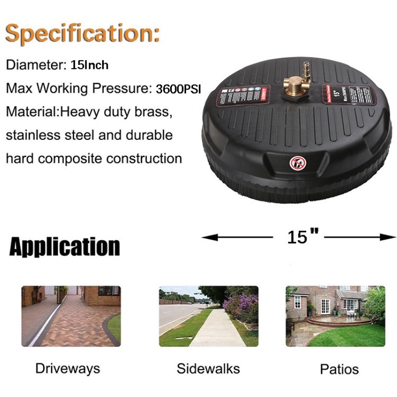 مرفق منظف أسطح الغسالة الكهربائية مع 1\/4 موصل سريع