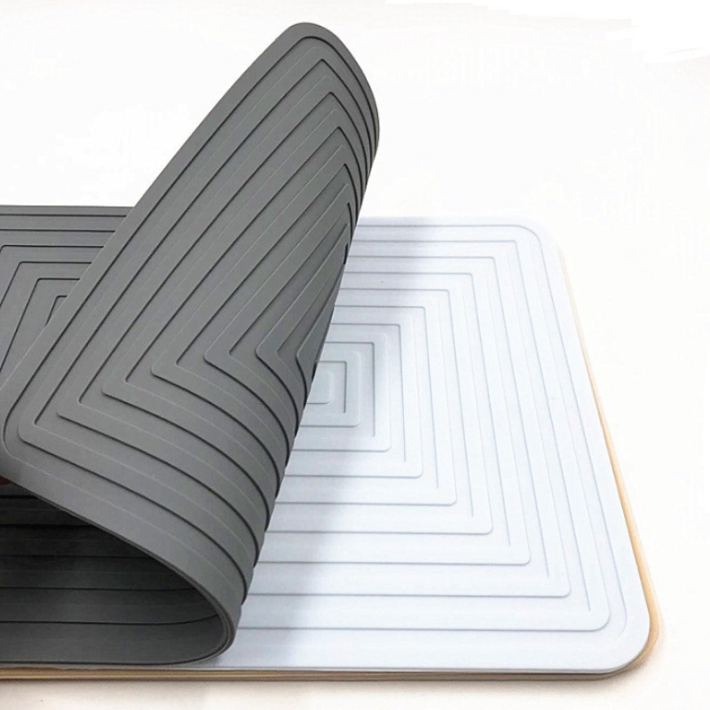 حصيرة وعاء مموج مستطيل