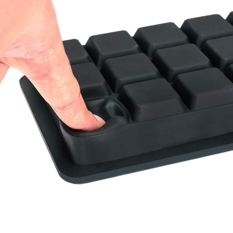 علبة ثلج منزلية 21 آيس شعرية من هلام السيليكا مع قالب غطاء ، يمكن تخصيص شبكة الثلج المجمدة لصندوق الطعام المساعد مع الملصق