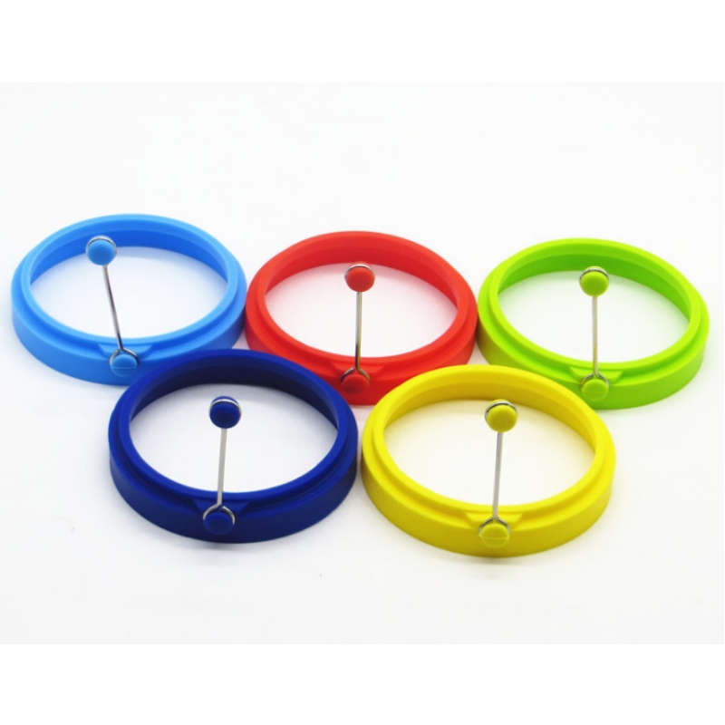 سيليكون عجة مستديرة مقبض سيليكون عجة لتقوم بها بنفسك قالب الحقيبة البيض سيليكون حلقة البيض