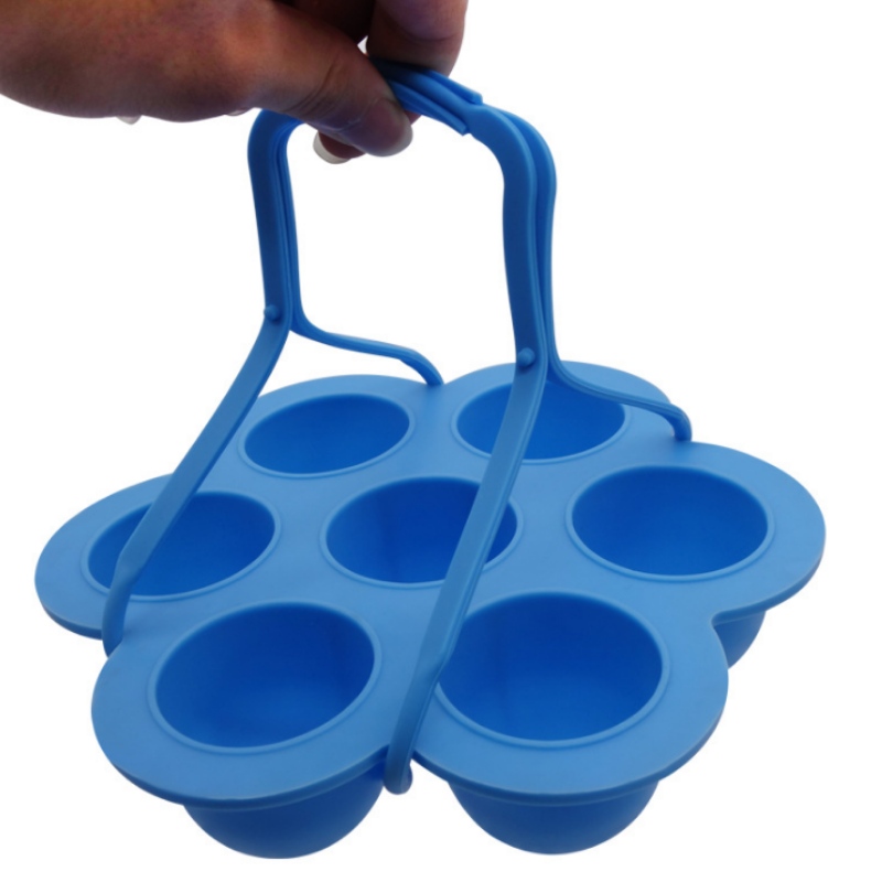 7-حفرة هلام السيليكا ملحق الغذاء مربع مقبض ، قالب كعكة سيليكون ، شبكة الجليد