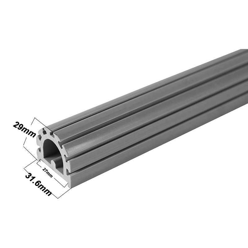 غير قياسي مصنوع حسب الطلب PVC الشخصي مصنع ملف تعريف صناعة PVC ملف تعريف شكل D.