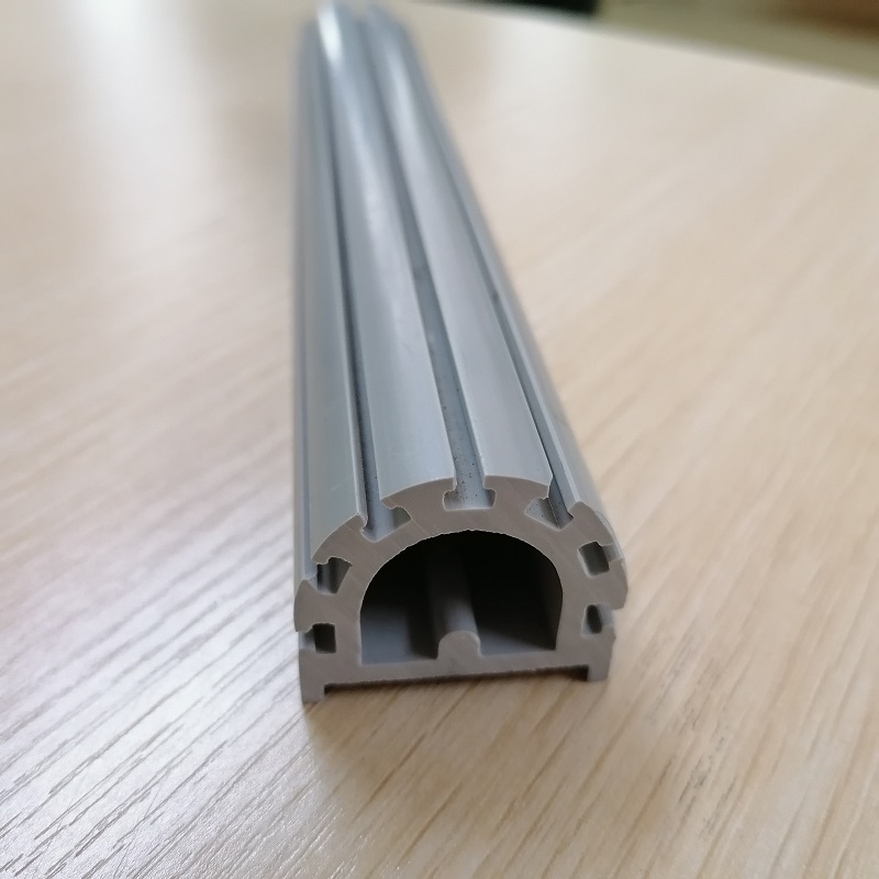 غير قياسي مصنوع حسب الطلب PVC الشخصي مصنع ملف تعريف صناعة PVC ملف تعريف شكل D.