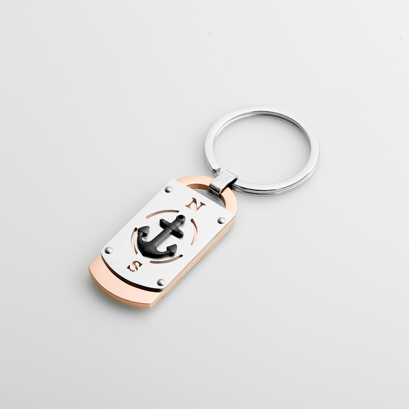 الجملة الأزياء الإكسسوار نغمتين قلادة مفتاح سلسلة جمع سلسلة البحر