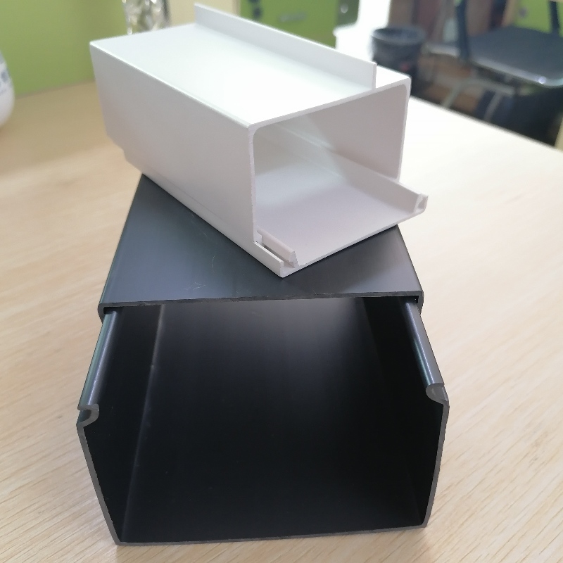 خافي عيوب الكابلات البلاستيكية الاحترافية المخصصة لمجرى الكابلات البلاستيكية منظم أسلاك الكابلات لإدارة فوضى الأسلاك