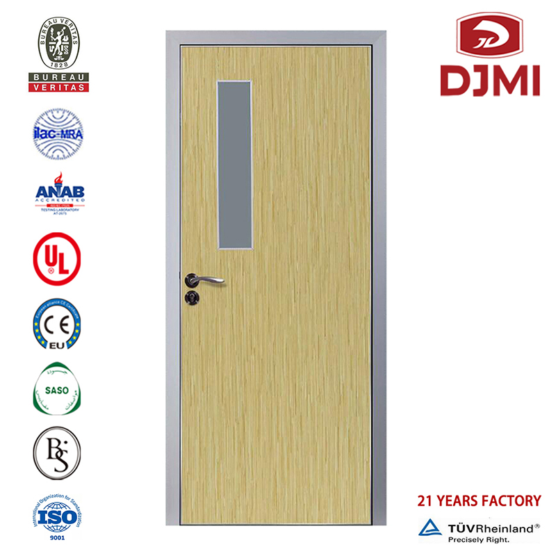 إعدادات جديدة Cpl Wooden Classroom Flush Melamine Door مصنع صيني مغلفة بالزجاج الخشبي الخشب ذات نوعية جيدة جلد باب الميلامين جودة عالية خشبي صوتي MDF ...